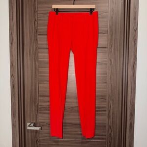 Ann Taylor Vibrant Red Straight Leg Pants